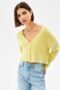 Fuzzy Button-Up Cardigan