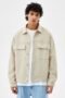 Faux Suede Jacket With Pockets